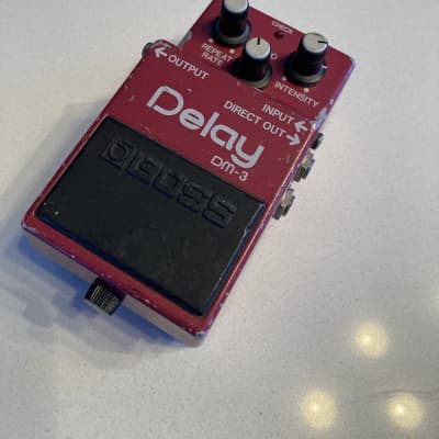 Boss DM-3 Delay (Green Label) 1984 - 1986 - Red for sale