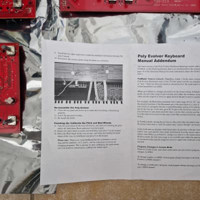 Dave Smith Instruments Poly Evolver Kb - updated to POTENTIOMETER Edition Boards + Old boards for spare parts in an eventual future use image 17