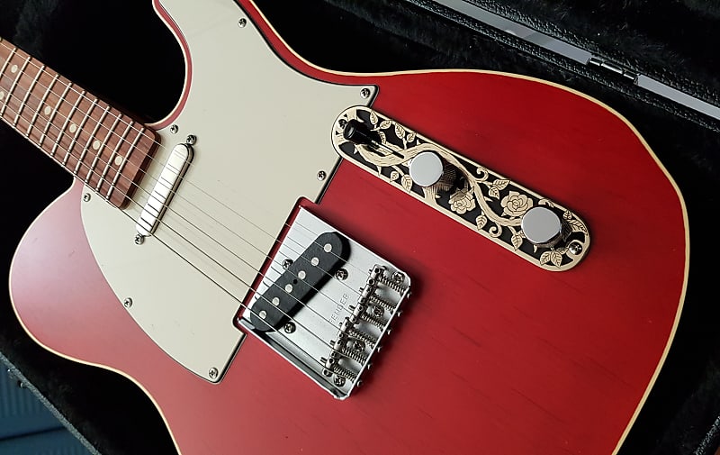 Control Plate Brass Fender Telecaster Reverb