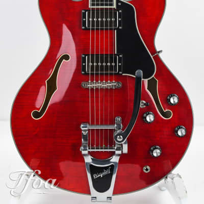 Eastman T486B Cherry Red Bigsby image 5