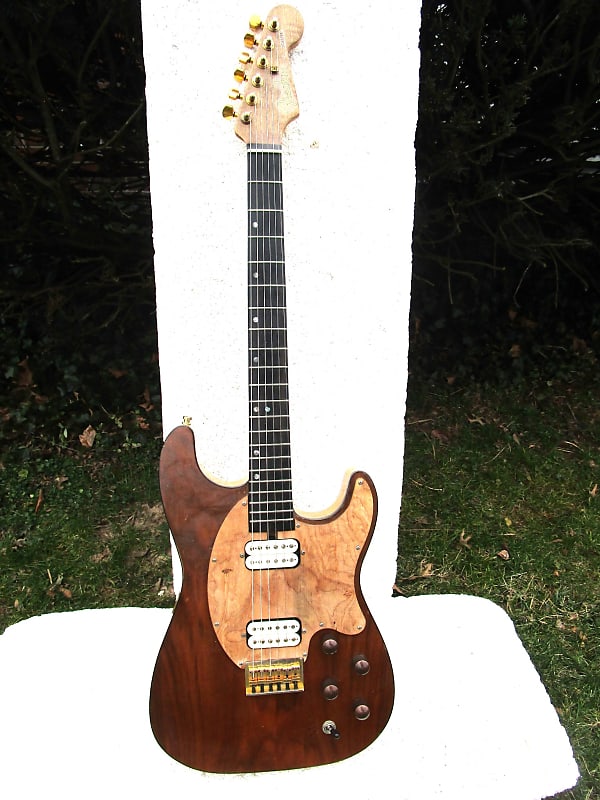 Freakin' Stratocaster Copy Guitar, 1990's, 2 HB Manlius Ttop Reverb