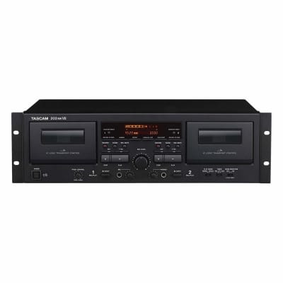 TASCAM 202 MK VII Dual Cassette Recorder with USB