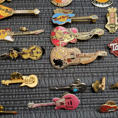 Hard Rock Cafe Hard Rock Guitar Pins