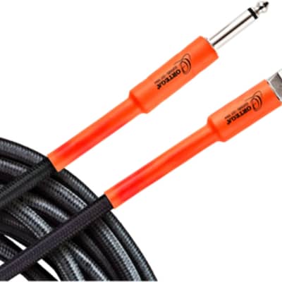 Ortega Guitars OECI-10 Economy Series Instrument Cable 10ft Intrument Cable 1/4