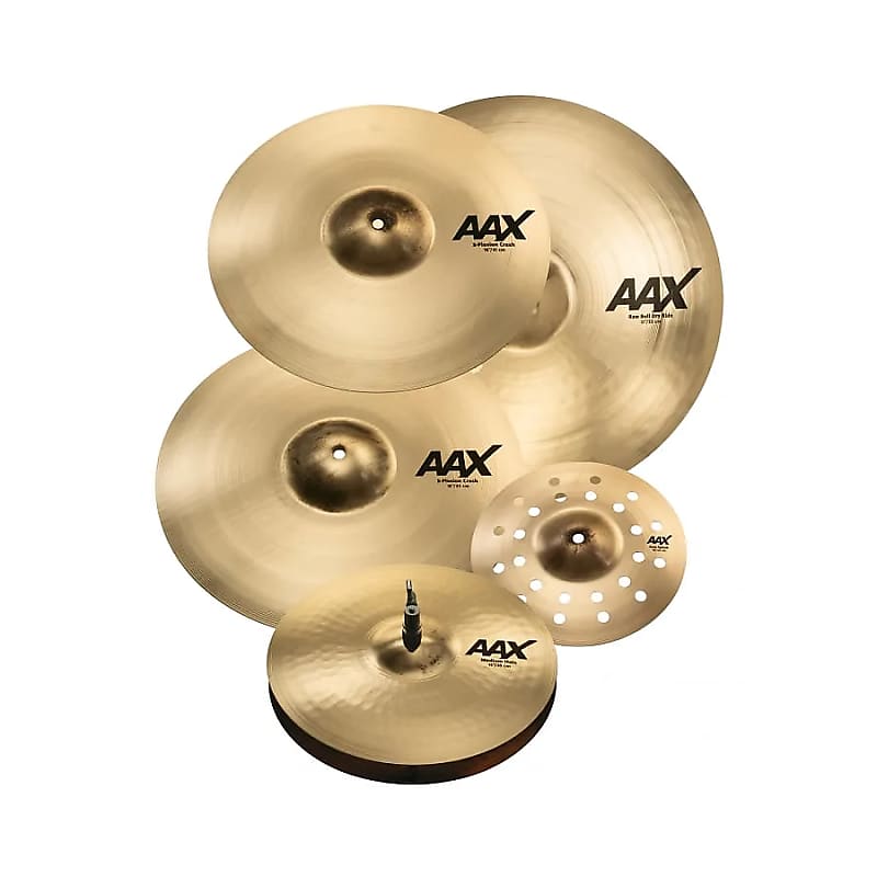 Sabian AAX Praise & Worship Set 10 / 14 / 16 / 18 / 21" Cymbal Pack image 1