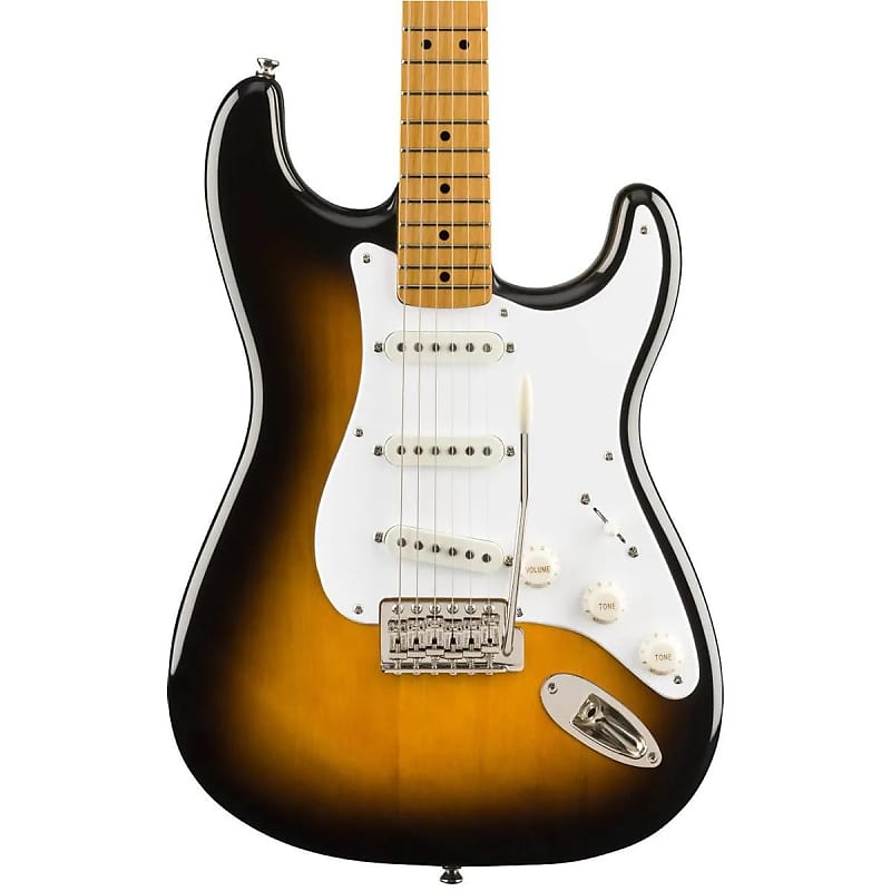 Squier Classic Vibe 50s Stratocaster Electric Guitar, Maple Fingerboard -2-Color Sunburst image 1