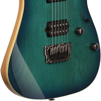 Ibanez Prestige RG652AHMFX Electric Guitar - Nebula Green Burst image 6