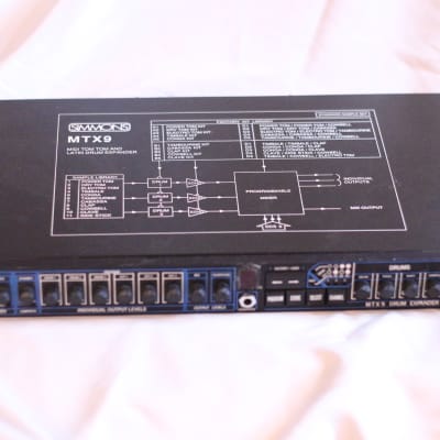 【再値下げ】ジャンク SIMMONS MTX9 Simmons MTX 9 Drum Expander 1980s - Black | Reverb