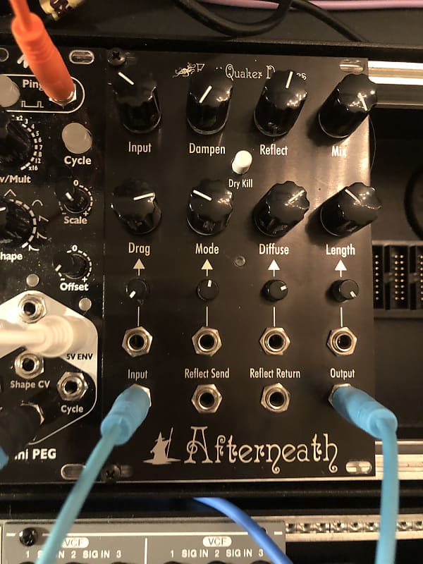 EarthQuaker Devices Afterneath Reverb Eurorack Module 2020 - 2021 - Black image 1