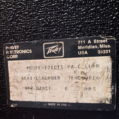 Peavey 260 Standard PA mixer-amp and 2X T300 speaker cabs 1975 image 10