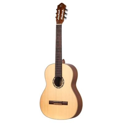 Ortega R121 Nylon String Acoustic Guitar with Gig Bag Satin Finish image 3
