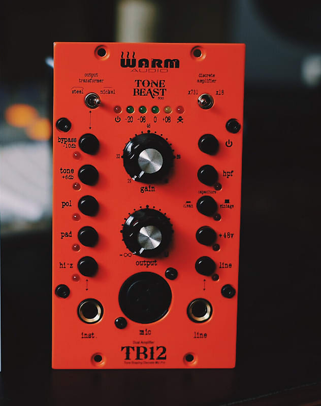 Warm Audio TB12-500 Tone Beast 500 Series Mic Preamp image 1
