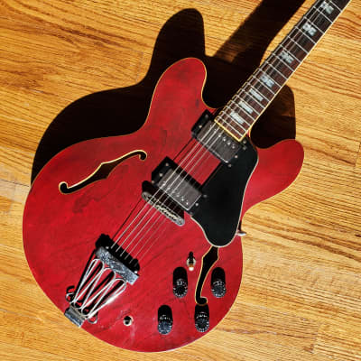1970s Electra 2266 Burgundy Pro Semi-hollow electric guitar || Made in Japan Gibson ES-335 Copy for sale