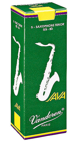 VANDOREN Java Tenor Sax Reeds - 5-Pack of 2.5 Strength image 1