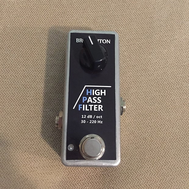 Always On High Pass Filter | Broughton Audio