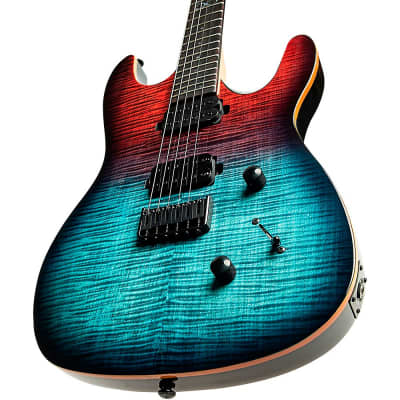 Chapman ML1 Modern Electric Guitar Red Sea Fade Gloss image 5
