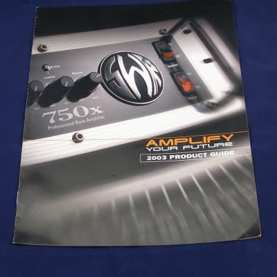 2003 SWR Amplify Your Future Catalog for sale