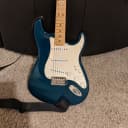 Fender Highway One Stratocaster with Maple Neck  2002 - 2003 Teal Green Transparent