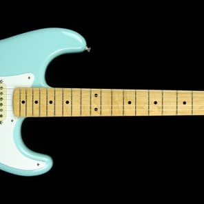 New! Fender MIM Classic Series '50s Stratocaster Electric Guitar - Daphne Blue image 3