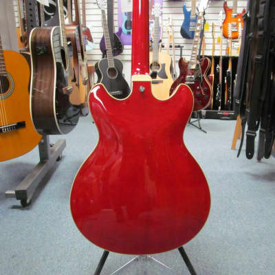 Ibanez Artcore AS7312 12-String Semi-Hollow Electric Guitar Transparent Red image 9