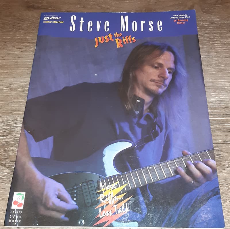 Steve Morse Just The Riffs Guitar Tab Book Music Reverb 1395