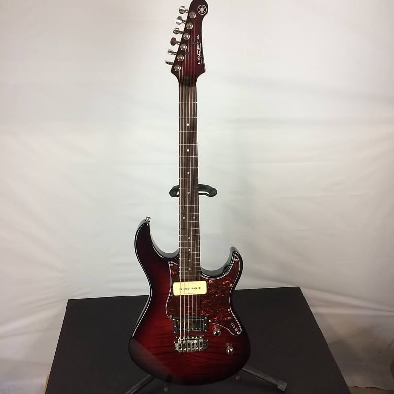 Yamaha Pacifica 611VFM Electric Guitar, Flame Maple Top, Dark Red Burst