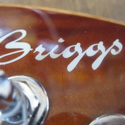 BRIGGS GUITAR - SPECIAL -Ex LOYD GROSSMAN- HIGH SPEC MAHOGANY BODY 3A MAPLE TOP. image 12