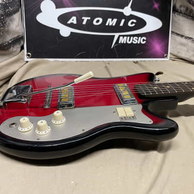 Tulio EJ-2 Teisco Doublecutaway Guitar w/Tremolo Gold Foil