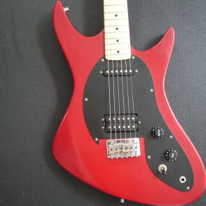 Quest  Atak 1 Electric Guitar - Vintage 1985, Dark Red / Black Pick Guard with OHSC image 4