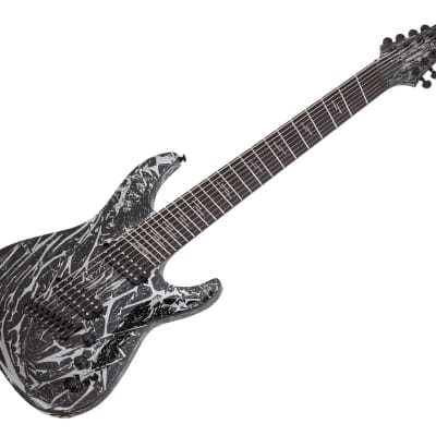Schecter C-8 Multiscale 8-String Electric Guitar - Silver Mountain image 1