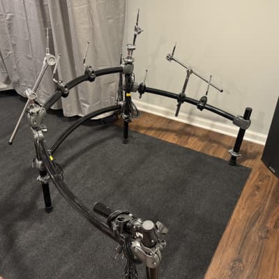 Roland MDS-20BK V-Drums Rack + (3) MDY-25 Cymbal Arms + (4) MDC-10U Mounts | TD-20 TD-30 Drum Stand