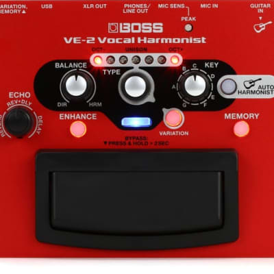 Boss VE-2 Vocal Harmonist | Effects Pedal | Salão Musical - Musical Hall