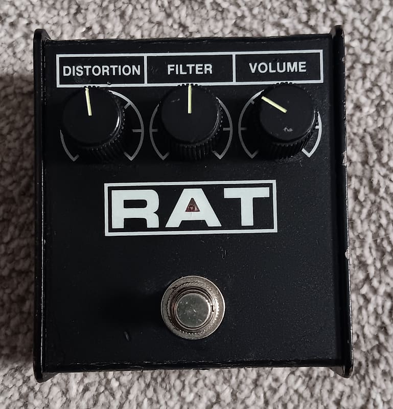 ProCo RAT 2 (Flat Box) 1992 - Black Made in USA | Reverb