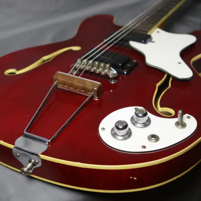 Mosrite Celebrity III Red * Late 1960's w/HSC image 8