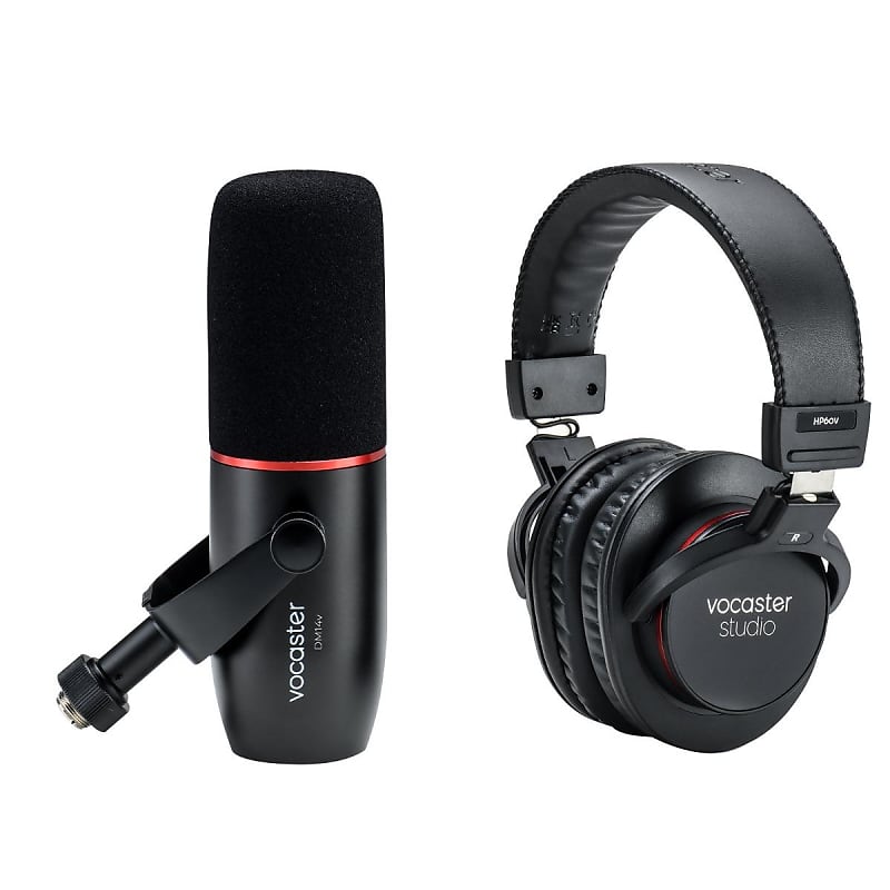 Focusrite VOCASTER-BRDCAST-KIT Vocaster Broadcaster Kit w Microphone and Headphones image 1