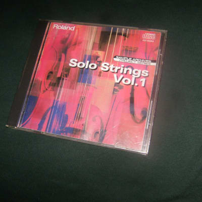 Roland Solo Strings Vol.1 1993 sample CD-Rom S 700 series format - S-770 S-750 S-760 SP-700 XV-5080 Fantom XR etc.