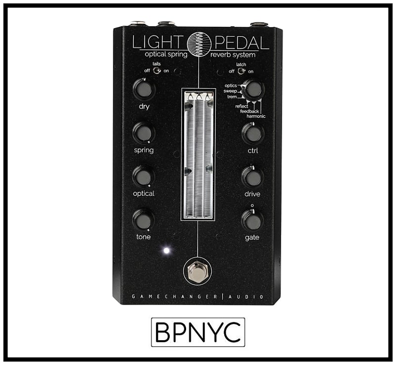 Gamechanger Audio Light Pedal Optical Spring Reverb | Reverb