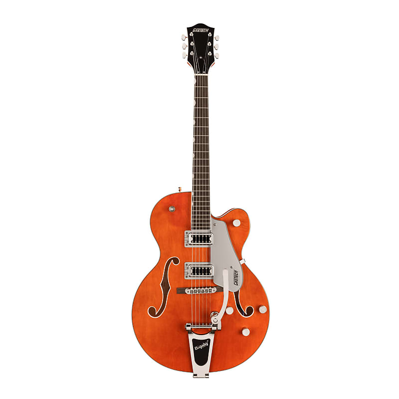Gretsch G5420T Electromatic Classic Hollow Body 6-String Single-Cut Electric Guitar with Bigsby, Laurel Fingerboard, and Set-Neck Maple Neck (Right-Hand, Orange Stain) image 1
