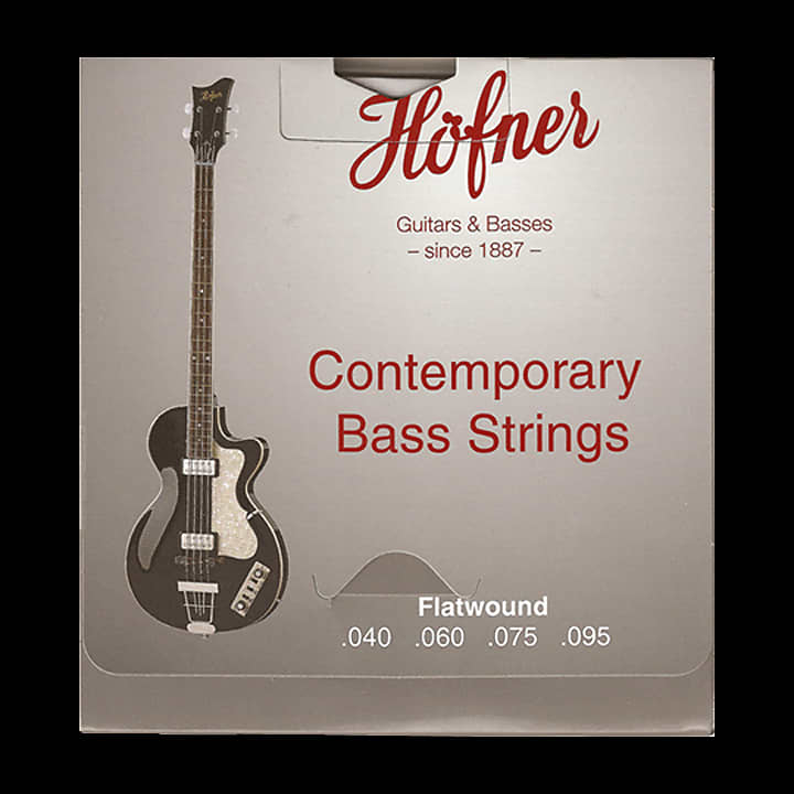 Hofner HCT-1133B Flatwound Contemporary Bass Strings image 1
