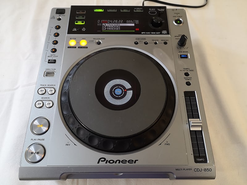 Pioneer CDJ-850 Silver Professional Performance MultiPlayer DJ