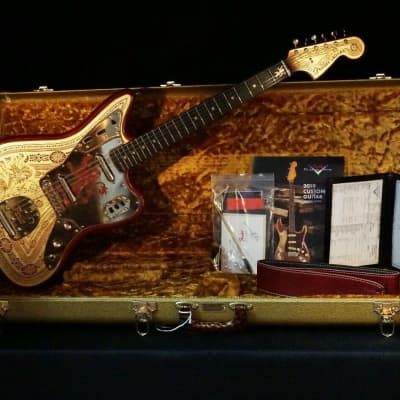Fender Custom Game Of Thrones House Lannister Jaguar Guitar HL-06 image 2
