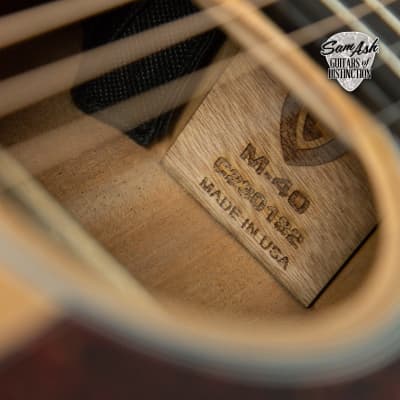 Guild USA M-40 Troubador Acoustic Guitar (Natural) image 7