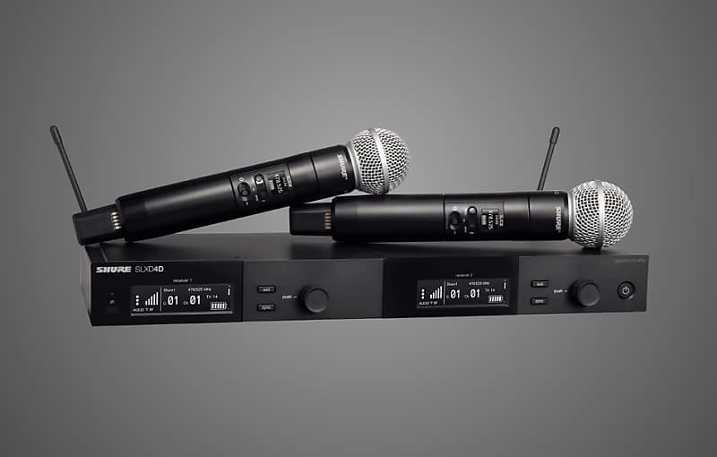 Shure SLXD24D SM58 H55 Dual Wireless System with 2 SM58