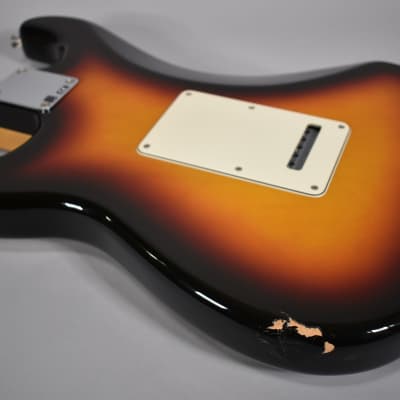2009 Fender Standard Stratocaster 3-Tone Sunburst MIM image 11