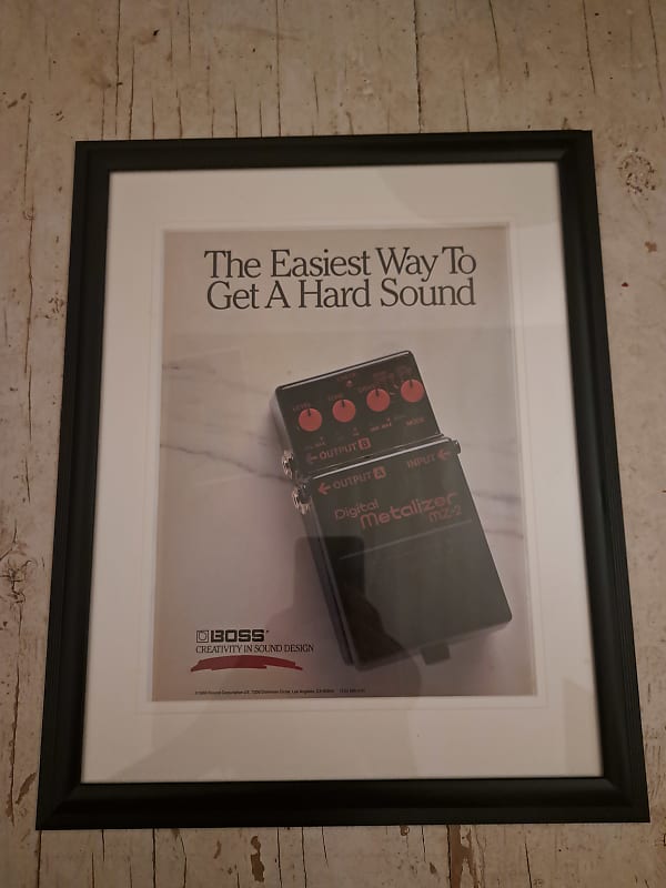 1988 Boss Digital Metalizer Advertisement | Reverb