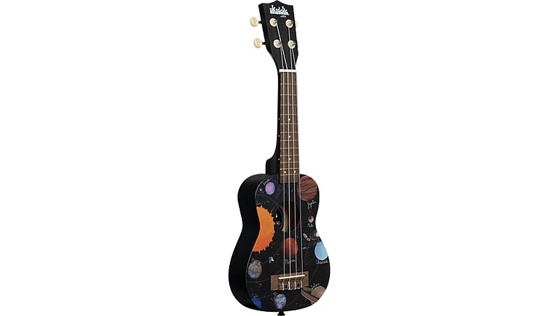 Kala Wood Ukadelic Spaced Out Ukulele Soprano Reverb