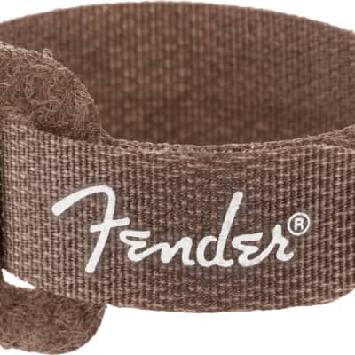 Genuine Fender Guitar/Instrument Cable Ties, 7", Black and Brown, Set of 6 image 3