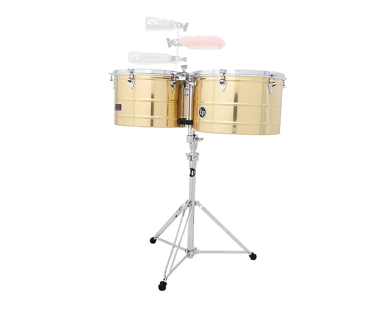 Latin Percussion Prestige 15" and 16" Thunder Timbale - Brass image 1