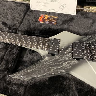 NEW Guerilla Guitars #K-XR6HSM - Streetfighter, Grey WITH Fitted Premium Camo Case image 13