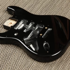 Fender American Standard Stratocaster Body **LEFTY** 2011 Black image 3